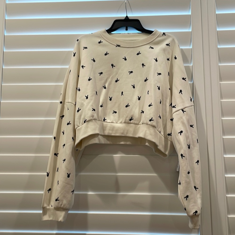 Playboy Cropped Sweater